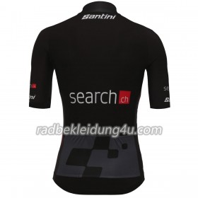 Schwarzes Radtrikot kurzarm 2018 Tour de Suisse